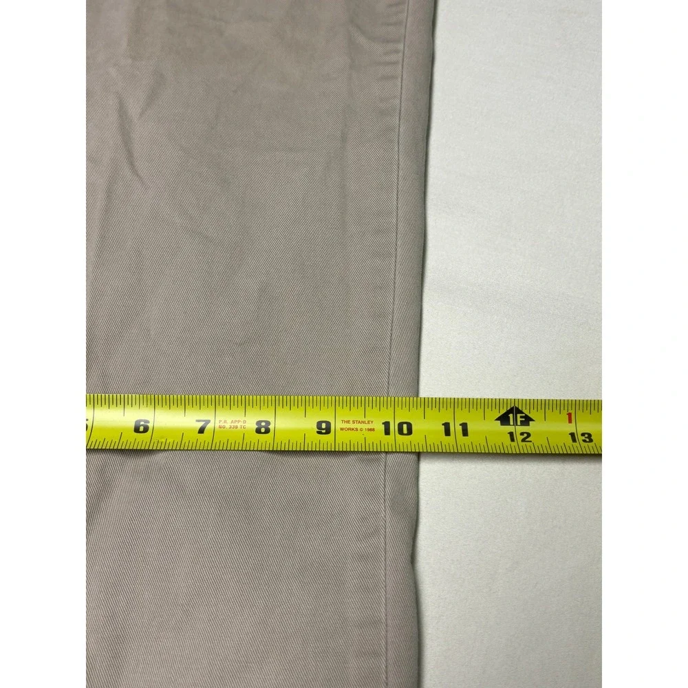 Polo Ralph Lauren Philip Pant Mens 36x30 Tan Khaki Cotton Chino Wide Leg Pants